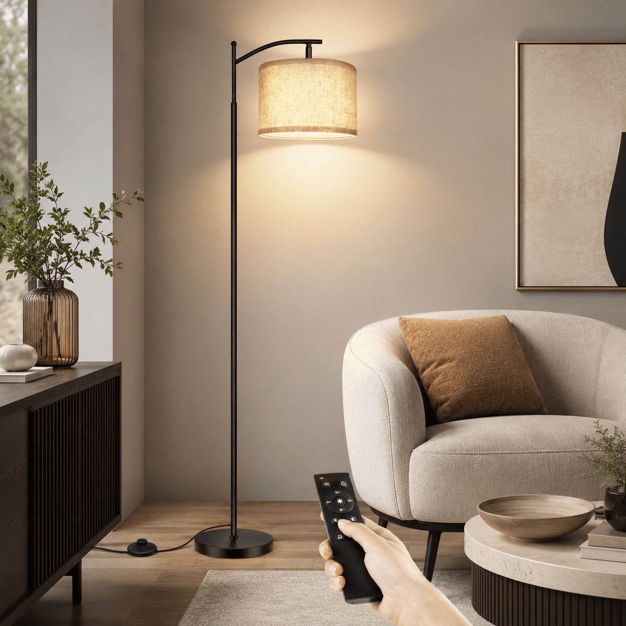wigbii SLIM ライト 本体　60 Free Shipping! Somerset Home LED Floor Lamp 60 Inch Black Dimmable