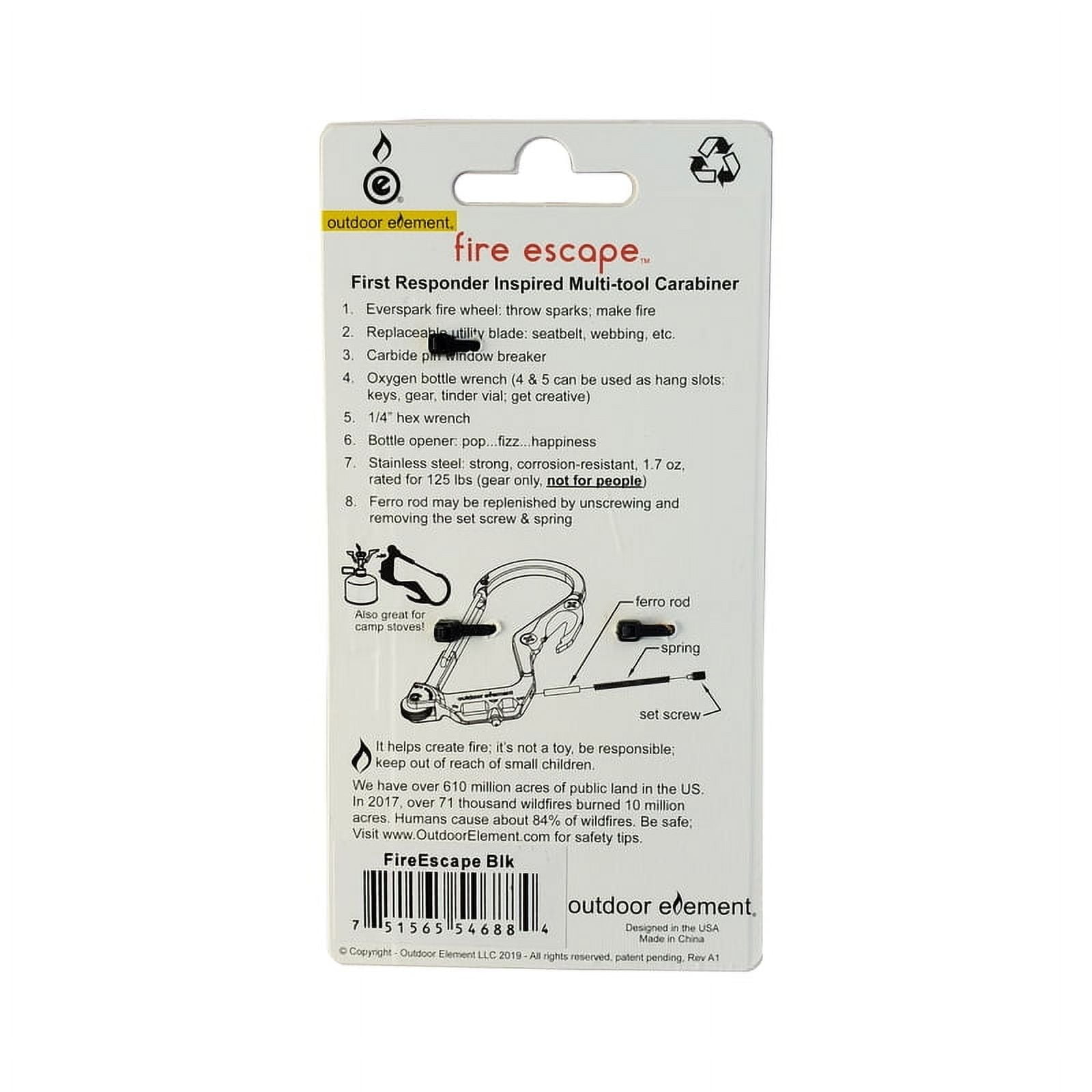 Fire Escape Multitool Carabiner