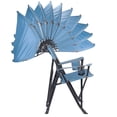 thumbnail image 5 of GCI Outdoor SunShade Comfort Pro Portable Folding Canopy Chair, Lichen Blue, 5 of 10