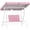 Pink, variant on Qaba Kids 2-Seater Porch Swing with Seat Belts, Adjustable Canopy, Green