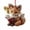 color-2, variant on GFHFHITJ Christmas Tree Ornaments, Handmade Reading Fox Raccoon Books Ornament, Forest Animals Christmas Decor for Readers Teachers Nature Lovers