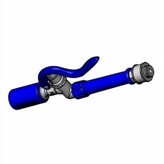 T&S Brass - Spray Valve, Blue Grip Handle & Swivel (1.07 GPM / 7.2 Oz-f @ 60 PSI)