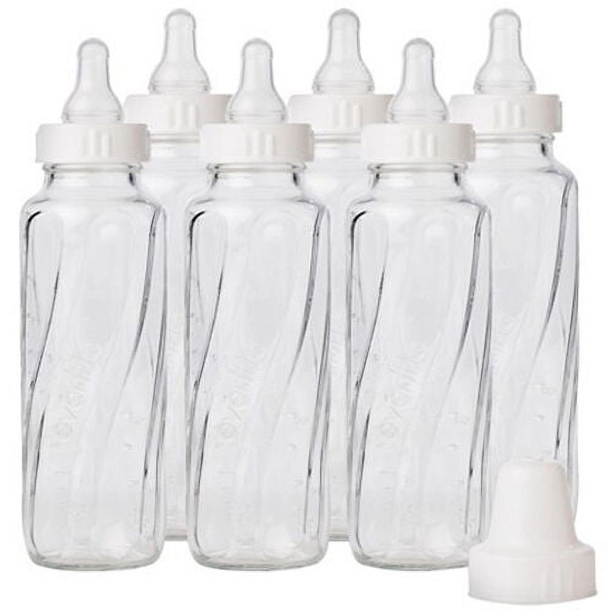 Evenflo 6 Pack Classic Glass Bottle, 4-Ounce