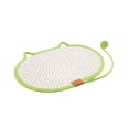 thumbnail image 2 of BZPIZ Summer Cat Dog Cooling Mat with Scratching Board Ice Silk Self Cool Pad for Small Medium Dogs & Cats, Pet Sleeping Pad for Indoor & Outdoor Floor, Car Seats, Washable & Non-Toxic Green, 2 of 6