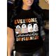 thumbnail image 1 of Halloween T-Shirt - Crew Neck,100% Cotton, Sizes S-3XL. Perfect For Parties And Casual Wear. This Everyday T-Shirt Is The Perfect Gift For Women And Perfect For Halloween And Holiday Looks., 1 of 6