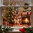 thumbnail image 4 of Hometravel Christmas Window Decorative Stickers, Removable Holiday Themed Window Clings, Festive Seasonal Decor for Glass, Mirrors, Home Display, 4 of 6