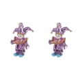 thumbnail image 2 of Vogacara Payaso Arlequín Para Accesorios De Circo Con Trajes Divertidos Regalos De Porcelana De Navidad Muñeca Única Y Navideña Tipo 5 Tipo 5 2Conjunto, 2 of 6