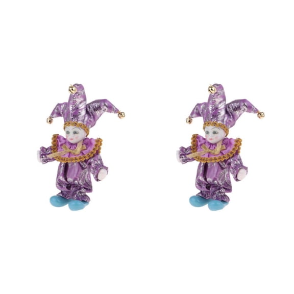 Vogacara Payaso Arlequín Para Accesorios De Circo Con Trajes Divertidos Regalos De Porcelana De Navidad Muñeca Única Y Navideña Tipo 5 Tipo 5 2Conjunto