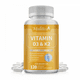 thumbnail image 1 of Suplemento de vitamina D3 K2 5000 UI para la salud ósea - Sin OMG, 120 cápsulas, 1 of 6