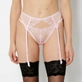 thumbnail image 1 of Designer Collection Garter Belt with Be Mine Embroidery in Sweet Dream, 1 of 6