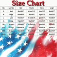 thumbnail image 3 of FAVIPT Women's Fourth of July Tops Casual Loose Summer 2025 Shirts 4th of July Stars and Stripes Print Tees 3/4 Sleeve Round Neck Shirts Multicolor,XXXL, 3 of 5