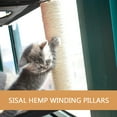 thumbnail image 6 of BIMZUC Double Deck Cat Window Perch Hammock Bed with Strong Suction Cups Holds Up to 44lbs 20kg Dimensions 22.4 inches / 57 cm by 7.5 inches / 19 cm Pet Resting Sunbath Seat Furniture Space Saving, 6 of 9