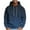Mens Sweatshirts & Hoodies Blue, variant on M-4X Big & Tall Hoodies for Men with Pocket Plus Size Fleece Lined Sweatshirts Pullover Gradient Stripe Printed Thermal Warm Athletic Hoodie Tops