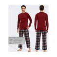 thumbnail image 4 of DG Hill Pajama Set, 2 Piece Sleepwear Set for Men, Henley Top and PJ Pants, 4 of 8