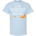 thumbnail image 3 of Inktastic I Love My Granddaughter to the Moon and Back T-Shirt, 3 of 5