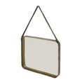thumbnail image 6 of DecMode 30" x 21" Gold Wall Mirror with Hanging Strap, 6 of 9