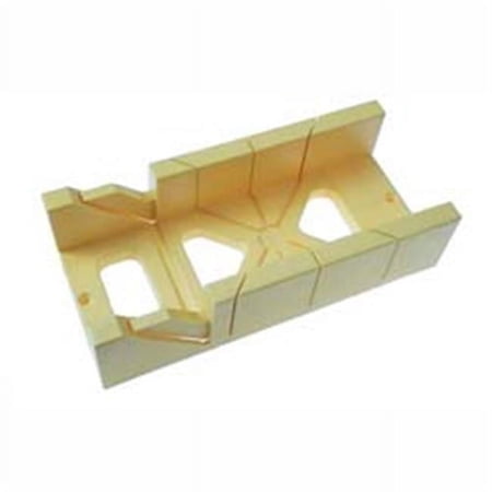 UPC: 0076812016669 | Great Neck 12 in. L X 4 in. W High Impact Polypropylene Mitre Box Yellow 1 pc