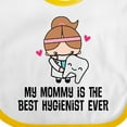 thumbnail image 4 of Inktastic Best Hygienist Ever Mommy Girls Baby Bib, 4 of 4