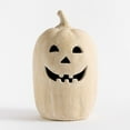 thumbnail image 3 of Terracotta Pumpkin a Handmade Terracotta Wonder & Hallowmas Handcrafted Jack O'-Lantern for Fall Decorations for Home Halloween Pumpkin Decor, 3 of 7