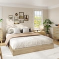 thumbnail image 1 of Solid wood cama de plataforma-no box spring required y easy to assemble, 1 of 7