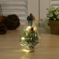 thumbnail image 2 of Christmas LED String Lights with Transparent Fillable Balls - Outdoor Indoor Holiday Tree Decorations for Home, Garden, Patio, Bedroom, Xmas Party with Snow Ornaments and Creative Lighting Display, 2 of 5