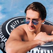 BESTSKY 4 Pack Inflatable Tire Pool Float for Adults Inflatable 32