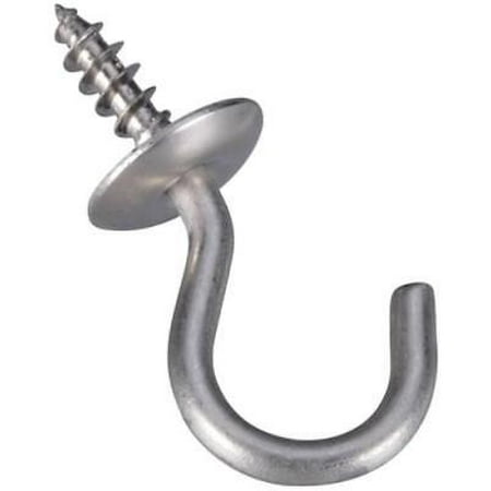 

10PK 3/4 Stainless Steel Cup Hook Designed For Use In Kitchens