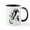 White/Black Inside, variant on CafePress - Bumblebee Mugs - 11 oz Ceramic Mug - Novelty Coffee Tea Cup