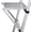 Silver, variant on Ladder Platform - 400 lbs Heavy Duty Work Tray & Anti-Slip Standing Step for Extension Ladders, Adjustable Safety Workstation for Painting & Home Maintenance (Silver)