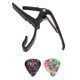 thumbnail image 1 of Guitar Capo Alloy Quick Tone Change Portable Instrument Accessory for Playing Performance Black, 1 of 4