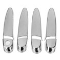 thumbnail image 2 of 8pcs Set Car Carbon Fiber Chrome Exterior Door Handle Cover Trims For F30 F35 F34 E70 E71 E84 F25 F, 2 of 4