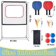 thumbnail image 2 of Slsy Pickleball Portátil con Red, Juego de Raqueta que Combina Pickleball, Bádminton y Tenis, Ideal para Patio, Exterior e Interior, Diversión para Niños y Adultos, 2 of 9