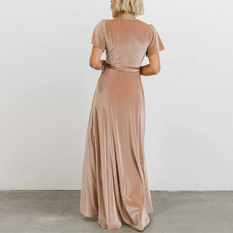 evening dress strip A-Line Sweetheart Neck Tulle Lace Pink Long Prom Dress, Pink Formal Dr –  shopluu main image 1