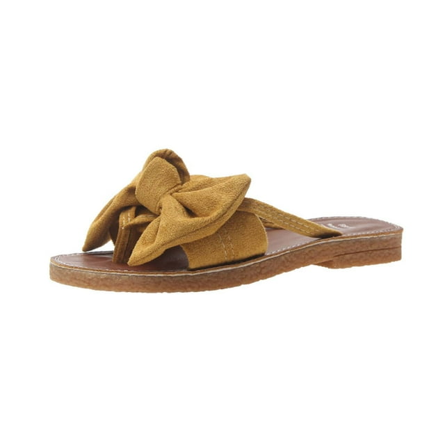 Amzcrzy Zapatos de mujer,Zapatos de mujer,Zapatillas de mujer, Chanclas planas de ante con lazo para mujer, informales, de verano, para playa Sandalias Mujer Zapatillas De Casa