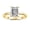 Gold Plated-2 Carat, variant on Apaison Sparkling 1&2 Carat Moissanite 925 Sterling Silver Rings for Women - Female Wedding Engagement Gold Plated Jewelry Gift
