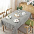 thumbnail image 5 of Table Cloth for Home Linen Cotton Plaid Stripe Dining Tablecloth Kitchen Decorative Rectangular Coff, 5 of 5