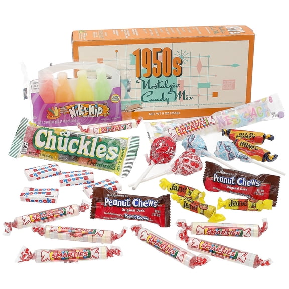 Fun Express Retro 1950s Party Candy & Treats Handout Assortment 9 oz