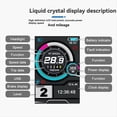 thumbnail image 2 of TFT-UKC1 Electric Bike LCD Display Colorful Screen for UART2 Protocol Controller Compatible with 24V-72V Ebike A, 2 of 7