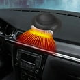 thumbnail image 6 of jiaping Car Fan Heater Windscreen Defogger 360 Degree Rotation Window Defroster Portable 12V 120W, 6 of 9