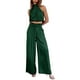 thumbnail image 1 of Traje De Verano De 2 Piezas Señoras Cami Top Pantalones Ombligo Expuesto Sin Mangas Traje de Vacaciones (Verde M) Cgtredaw Para estrenar, 1 of 1