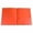 Orange, variant on Folders with 2 Pockets, Colored Plastic File School Folder Letter Size, Heavy Duty Poly Portfolio Folder with Two-Pockets (Purple) 18.5Inches
