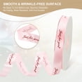 thumbnail image 3 of Uxcell Satin Ribbon Just for You Valentine Ribbon for Gift Wrapping Fabric Ribbon for Craft DIY Wedding Birthday Valentine's Day Bouquet Accessories Light Pink 100 Yard, 3 of 7