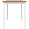 thumbnail image 6 of vidaXL Dining Set Brown and White Pine wood Large Durable Dining Set, 6 of 11
