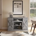 thumbnail image 2 of BELLEZE TV Stand Media Entertainment Center - Veropeso (Light Gray), 2 of 7