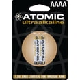 thumbnail image 1 of ATOMIC AAAA 1.5V LR61 E96 MN2500 AM6 Ultra Alkaline Battery (2 Pack), 1 of 7