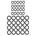 thumbnail image 1 of Yazoeia Pressure Washer O-Rings, 1/4 M22 3/8 Quick Coupling Sealing Rings, Set of 40 (3/8 (40 Pieces)) CJC912-185595, 1 of 6