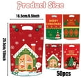 thumbnail image 2 of Tumao 50Pcs Christmas Party Favor Bags Christmas Party Gift Bag, Party Decorations Christmas Party Supplies Christmas Goodie Bags for Kids, 2 of 5