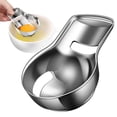 thumbnail image 2 of Egg Beater Egg Beater Mixer Egg Separator for Yolk, Stainless Steel Yolk and Egg White Divider, Kitchen Tool for Cake Baking and Cooking, Efficient and Easy to Use Egg Mixer Clearance, 2 of 8