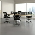 thumbnail image 3 of Boss Office Products Mesh Mid Back Flip Arm Desk Chair with Casters, Black, 3 of 10