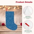 thumbnail image 4 of KLL Blue Star Print for 18" Christmas Stocking Snowman Xmas Stocking Holiday Christmas Decoration Gifts for Family Kids, 4 of 8